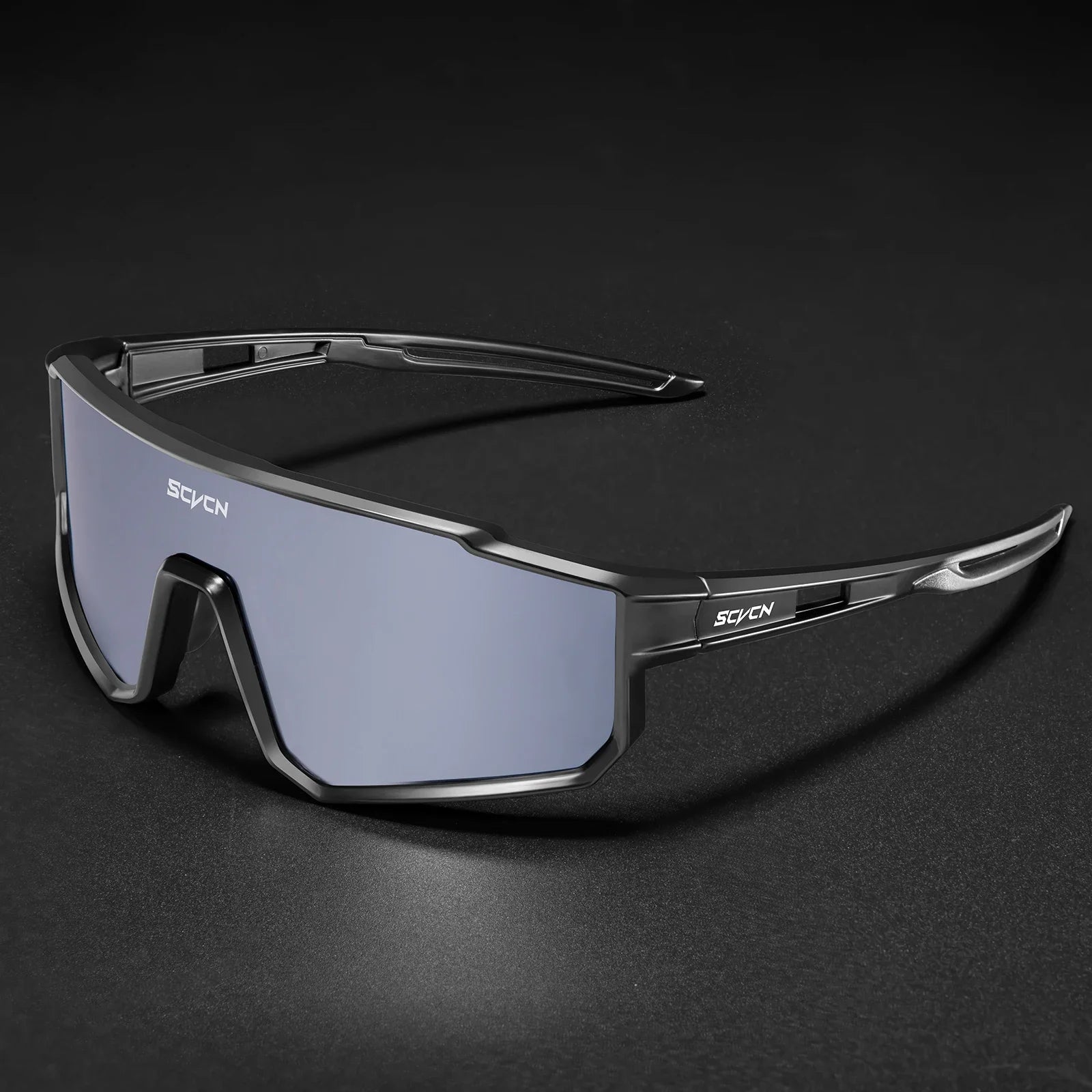 SCVCN New Cycling Glasses for Men Women Fashion Outdoor Sport Protective Glasses Mountain Bike Cycling Sunglasses Hiking UV400