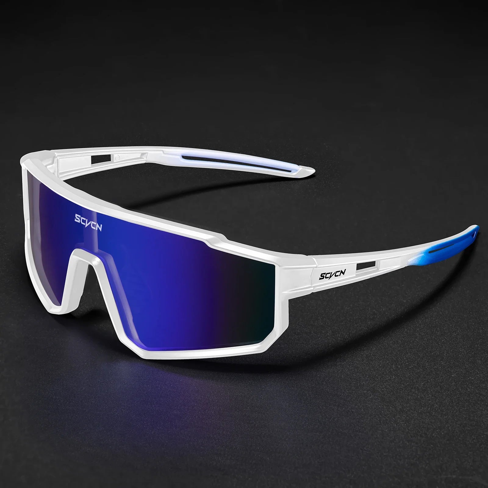 SCVCN New Cycling Glasses for Men Women Fashion Outdoor Sport Protective Glasses Mountain Bike Cycling Sunglasses Hiking UV400