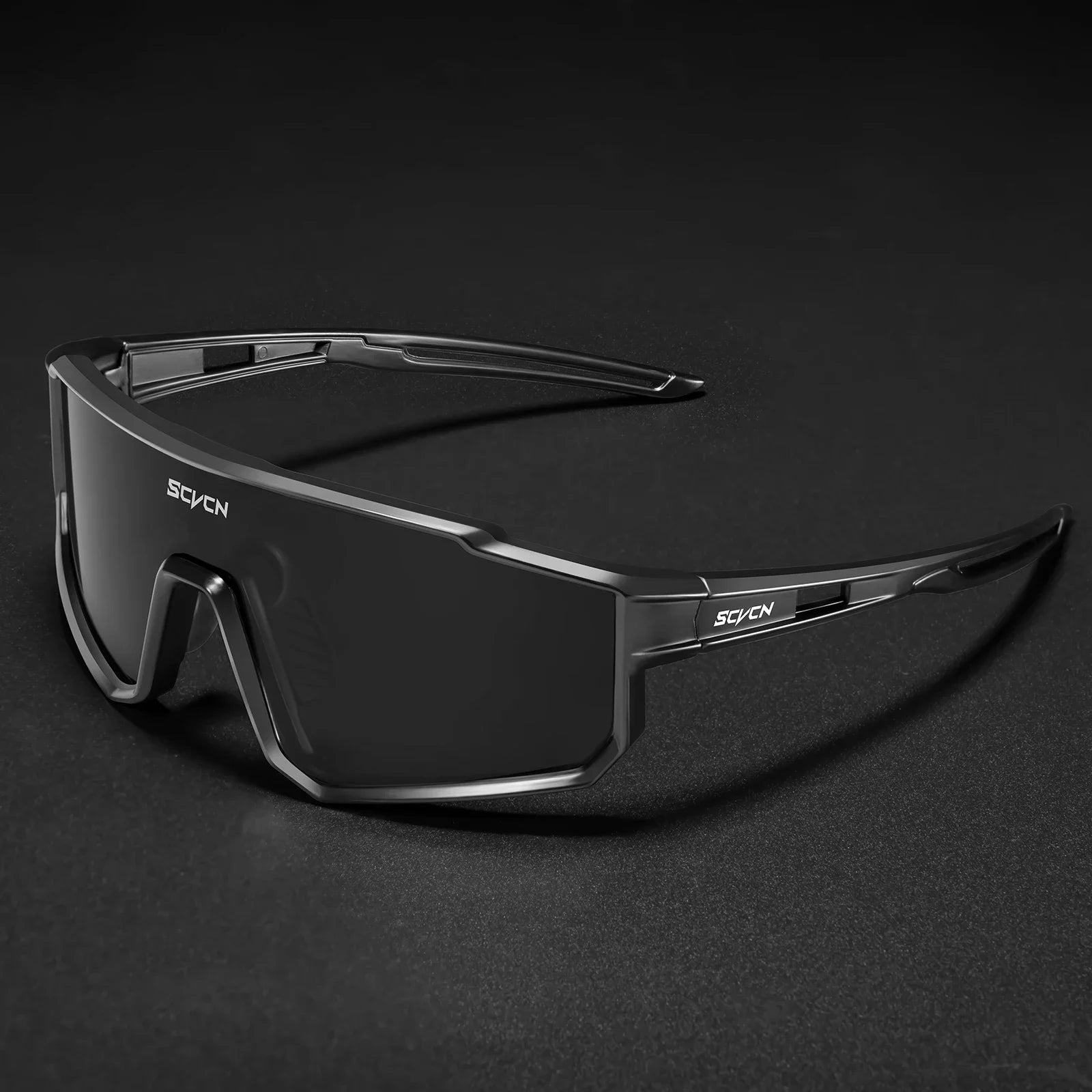 SCVCN New Cycling Glasses for Men Women Fashion Outdoor Sport Protective Glasses Mountain Bike Cycling Sunglasses Hiking UV400