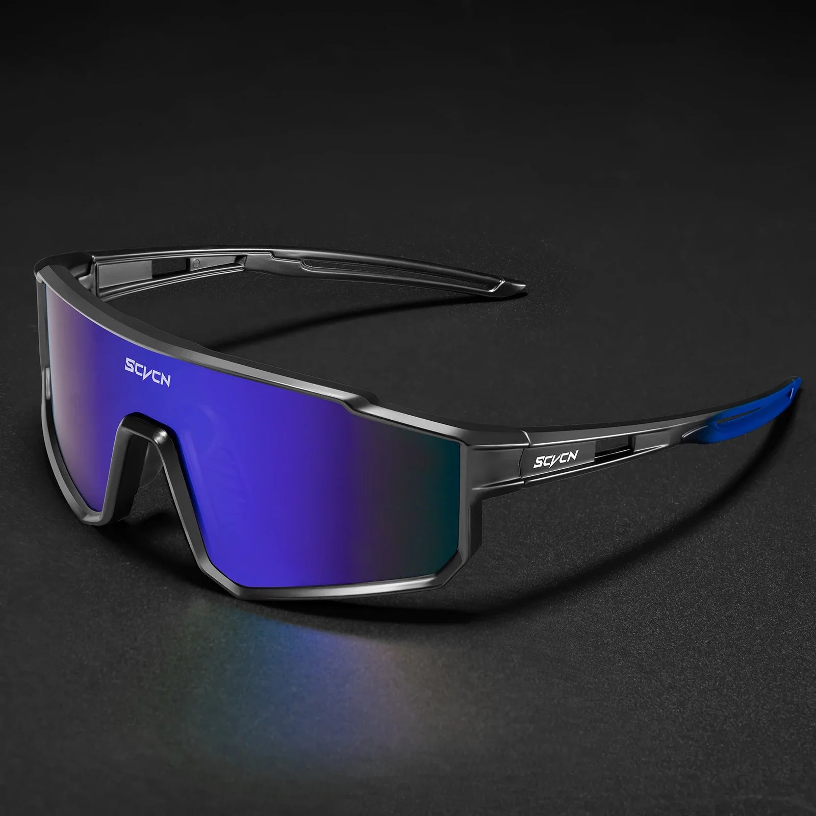 SCVCN New Cycling Glasses for Men Women Fashion Outdoor Sport Protective Glasses Mountain Bike Cycling Sunglasses Hiking UV400