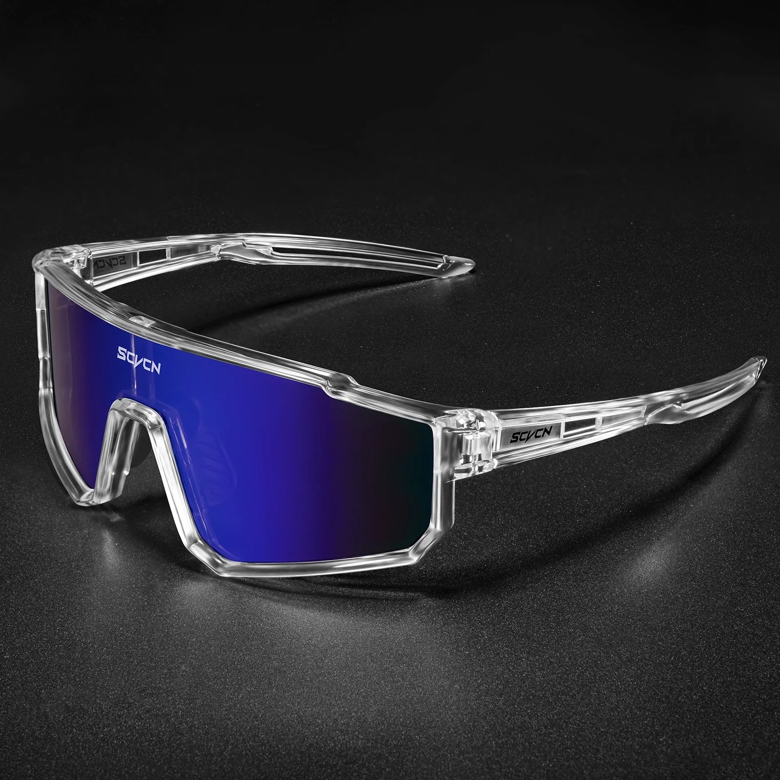 SCVCN New Cycling Glasses for Men Women Fashion Outdoor Sport Protective Glasses Mountain Bike Cycling Sunglasses Hiking UV400