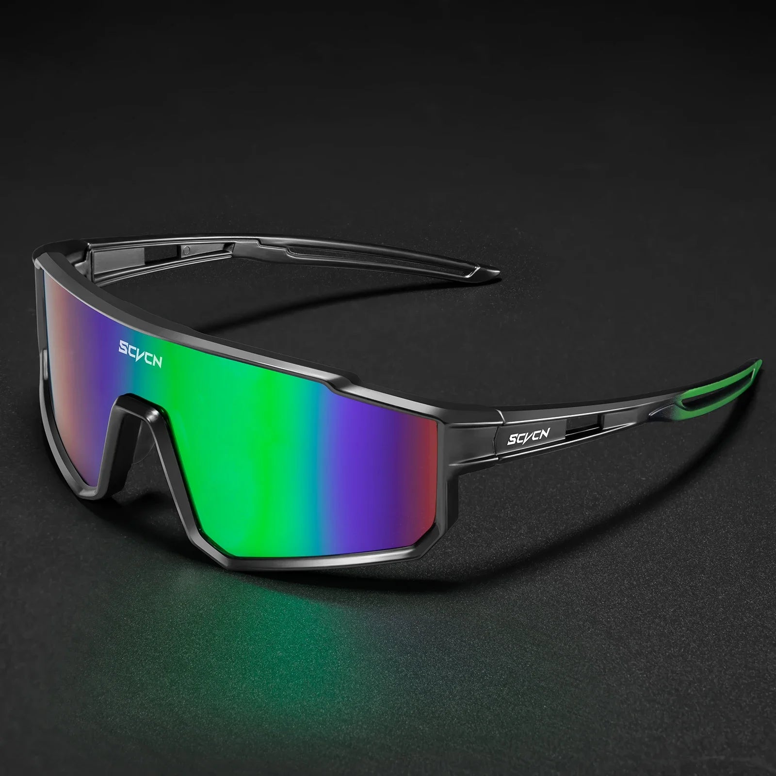 SCVCN New Cycling Glasses for Men Women Fashion Outdoor Sport Protective Glasses Mountain Bike Cycling Sunglasses Hiking UV400